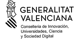 Logotipo Generalitat Valenciana. Conselleria de Innovación, Universidades, Ciencia y Sociedad Digital.